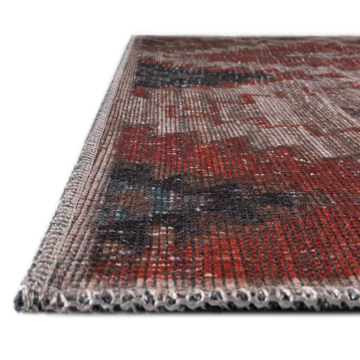 Sisu Tripura Rust Red & Beige & Navy Blue Area Rug | Original supplier photo 24