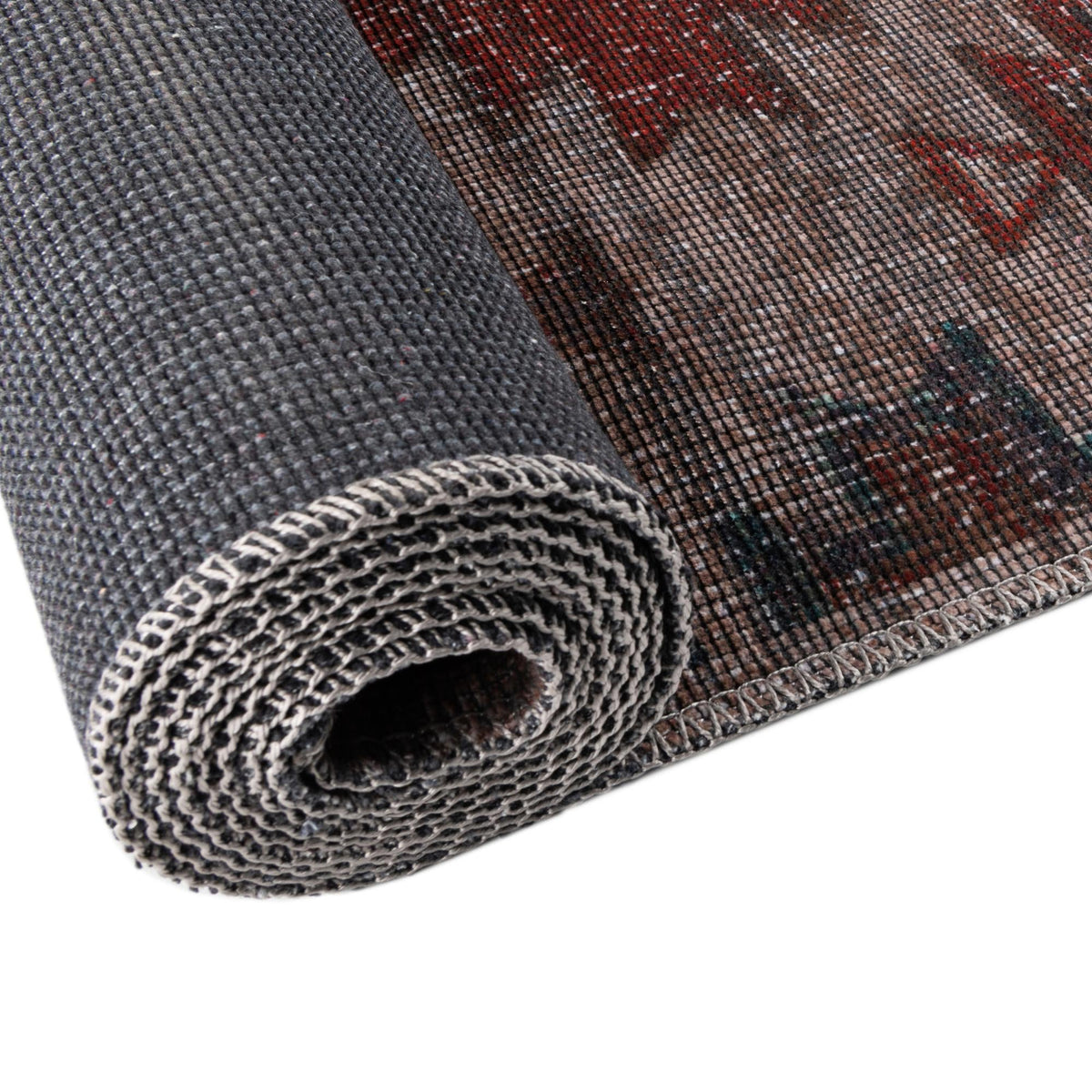 Sisu Tripura Rust Red & Beige & Navy Blue Area Rug | Original supplier photo 25