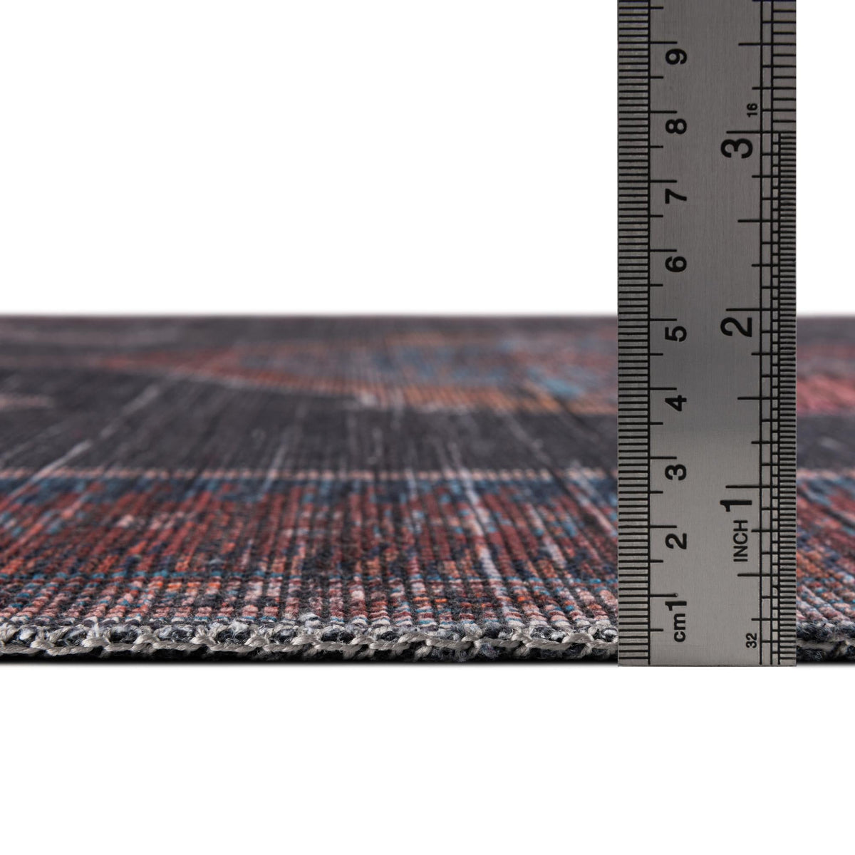 Sisu Mizoram Charcoal and Gray & Brown Area Rug | Unique Loom high-resolution supplier additional photo 3178198_image_1030.jpg
