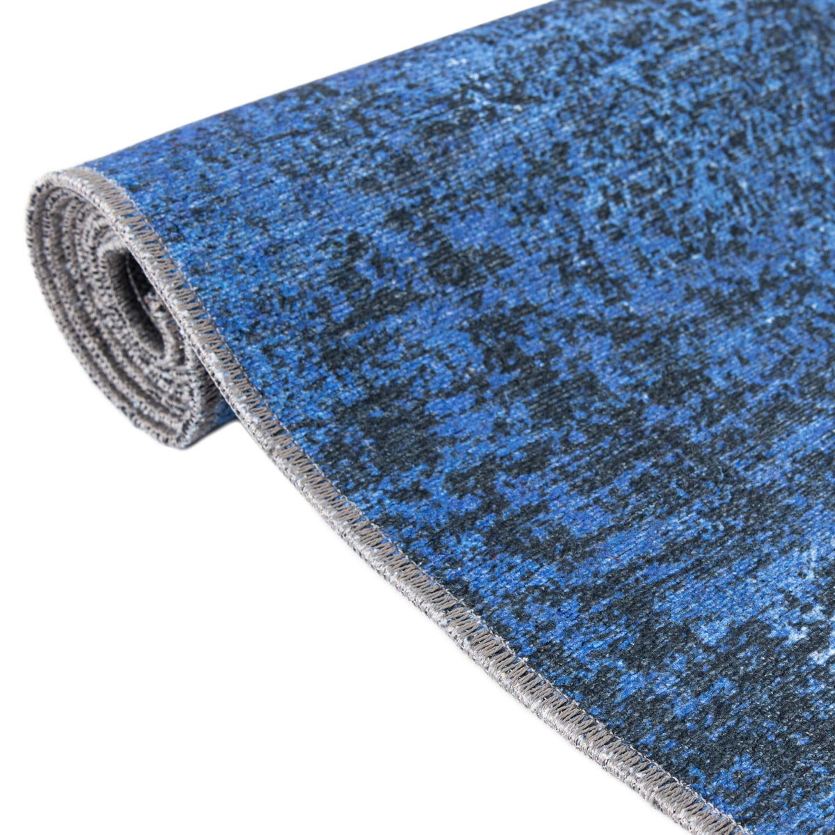 Yara Nayer Overdyed Blue & Blue Area Rug | Unique Loom high-resolution supplier additional photo 3181930_image_1037.jpg