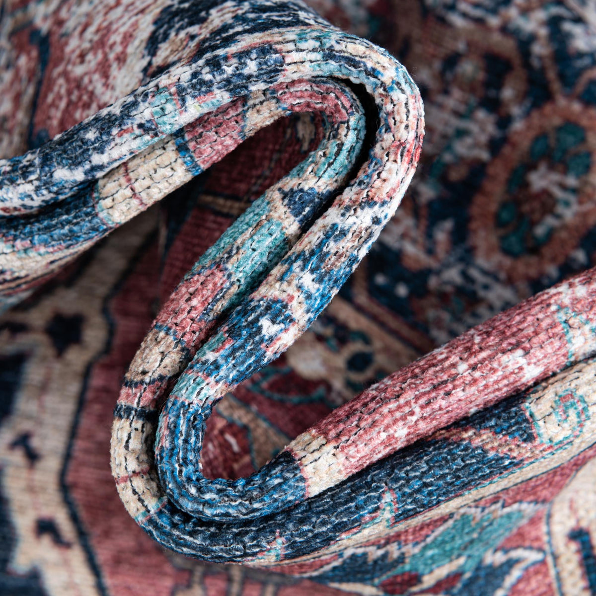 Yara Aramis Navy Blue & Beige Area Rug | Unique Loom high-resolution supplier additional photo 3182033_image_1033.jpg