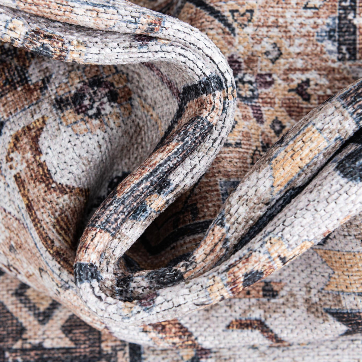 Yara Sunil Ivory Almond & Black Area Rug | original supplier alternate detail or shape