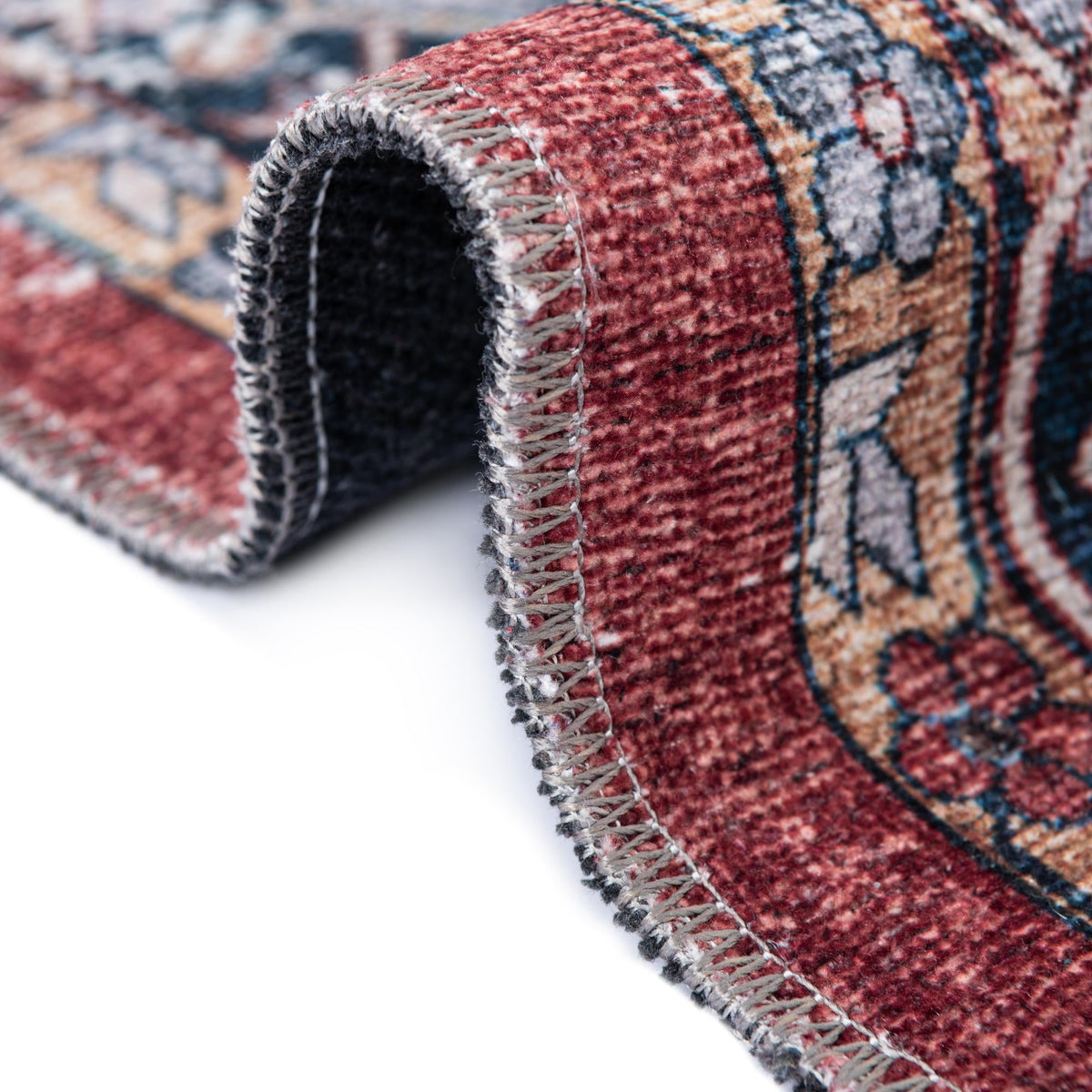 Yara Sunil Rust Red & Ivory Area Rug | Unique Loom high-resolution supplier additional photo 3182097_image_1035.jpg