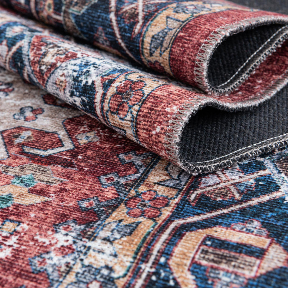 Yara Sunil Rust Red & Ivory Area Rug | Unique Loom high-resolution supplier additional photo 3182097_image_1038.jpg