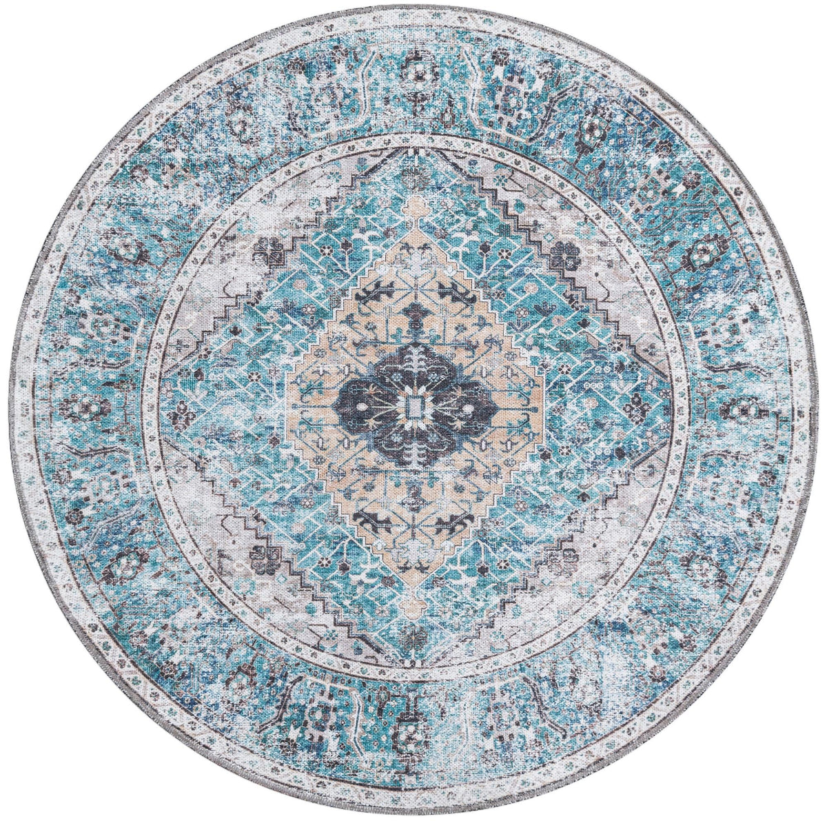 Yara Yash Seaglass & Ivory Area Rug | original supplier alternate detail or shape