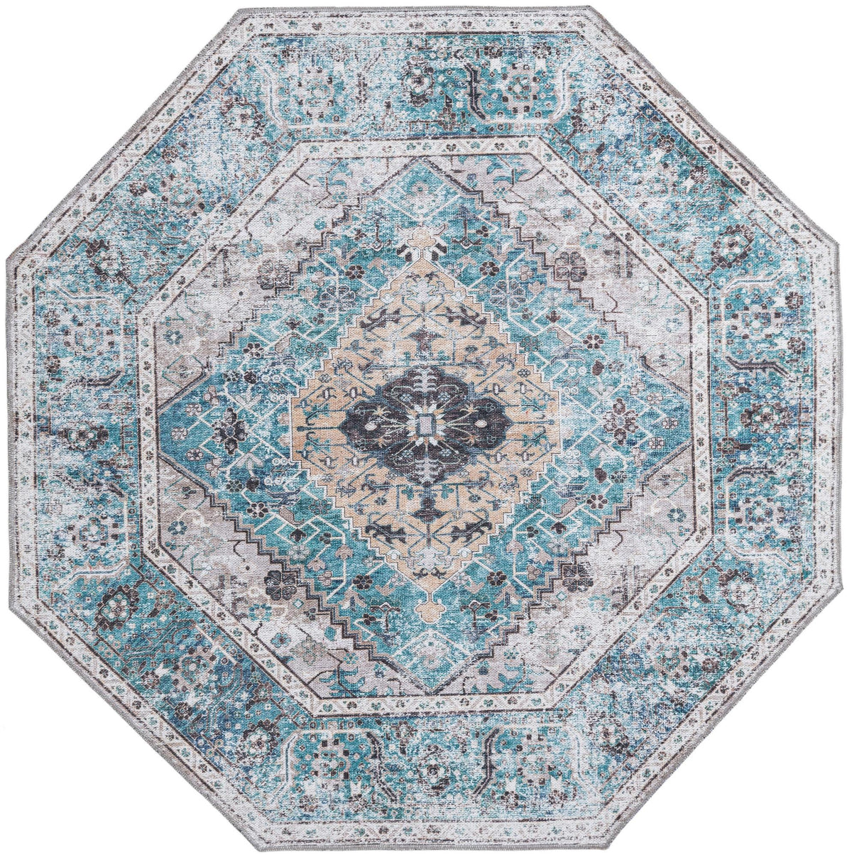 Yara Yash Seaglass & Ivory Area Rug | original supplier alternate detail or shape