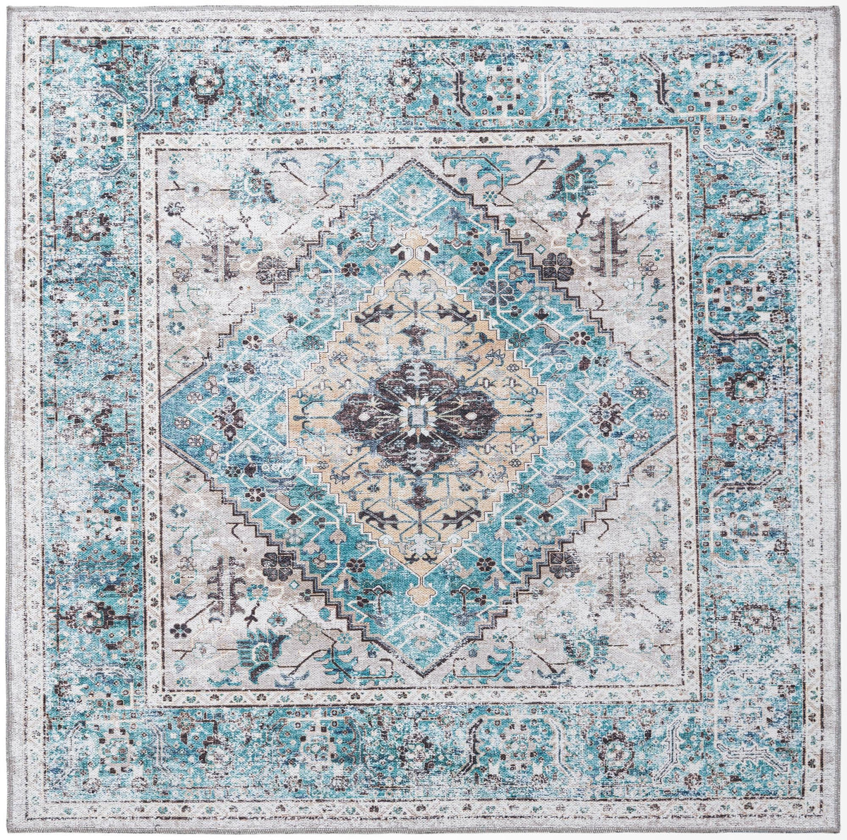 Yara Yash Seaglass & Ivory Area Rug | original supplier alternate detail or shape