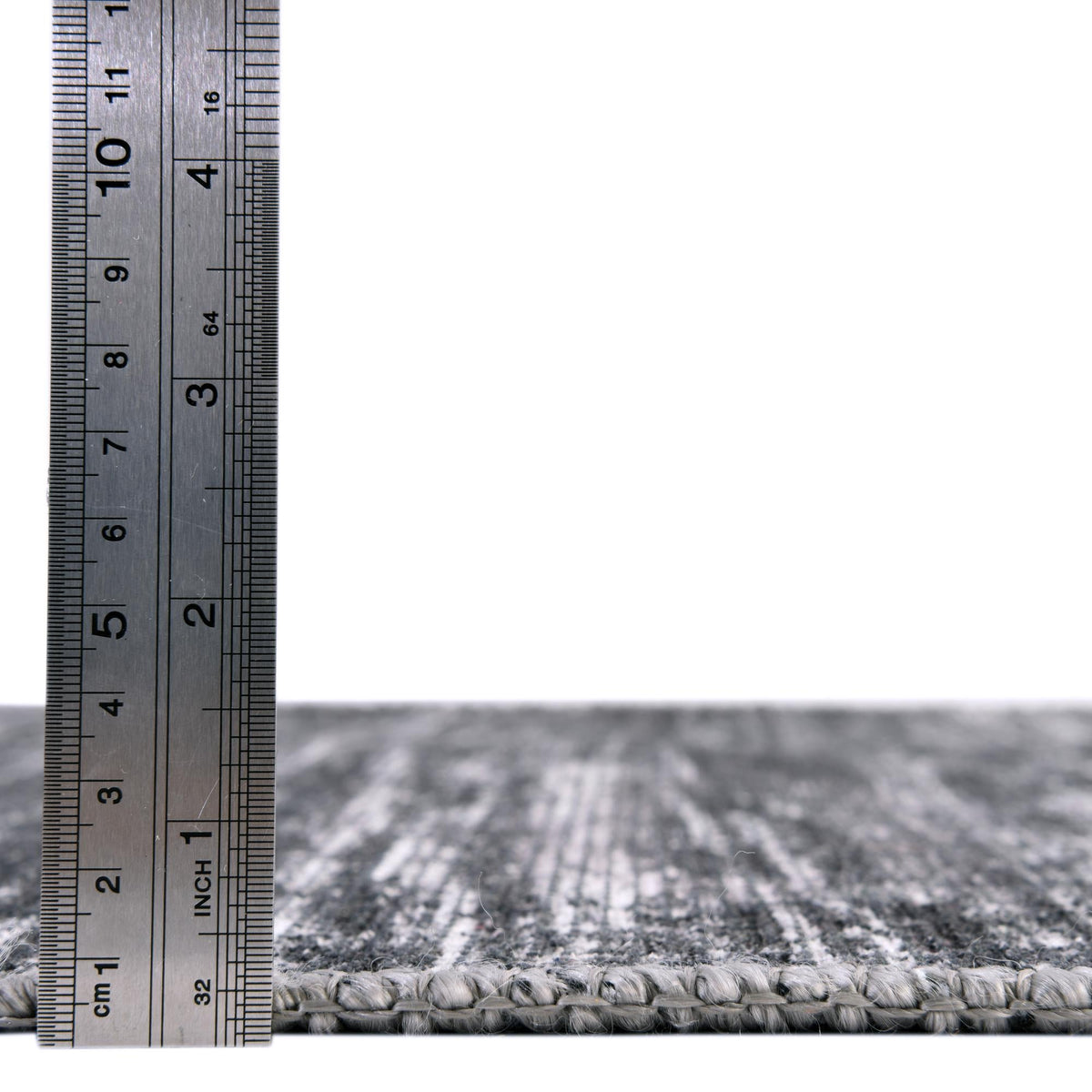 Asha Rosas Gray & Ivory Area Rug | Original manufacturer close-up / detail / alternate shape 