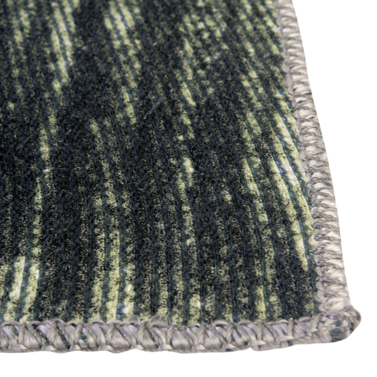 Asha Rosas Green & Olive Area Rug | Original manufacturer close-up / detail / alternate shape 