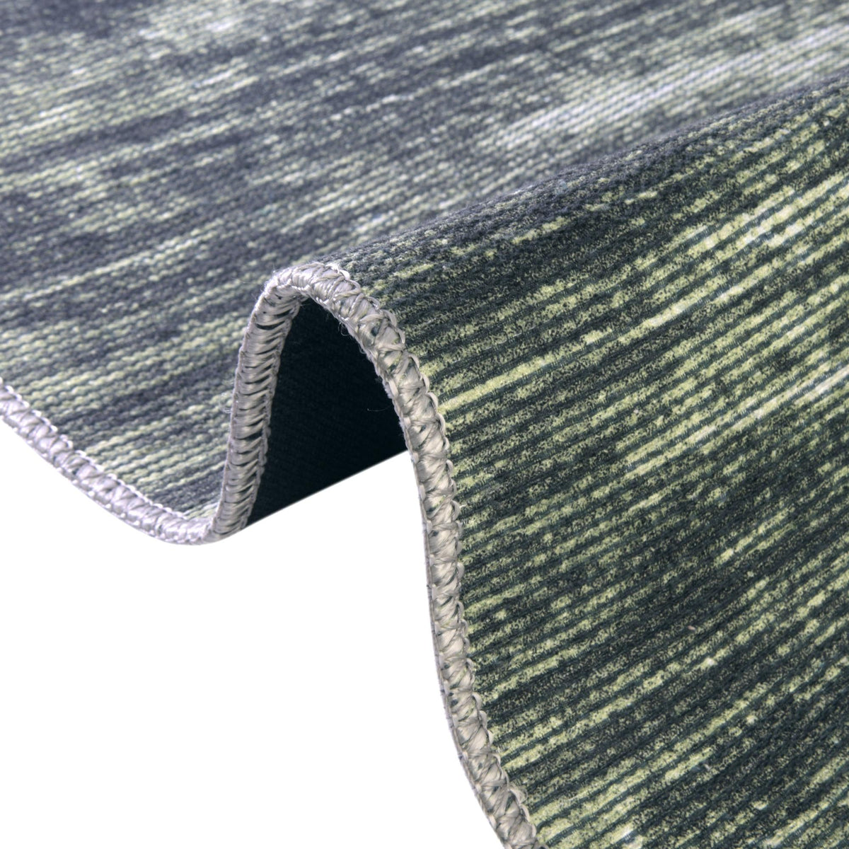 Asha Rosas Green & Olive Area Rug | Original manufacturer close-up / detail / alternate shape 