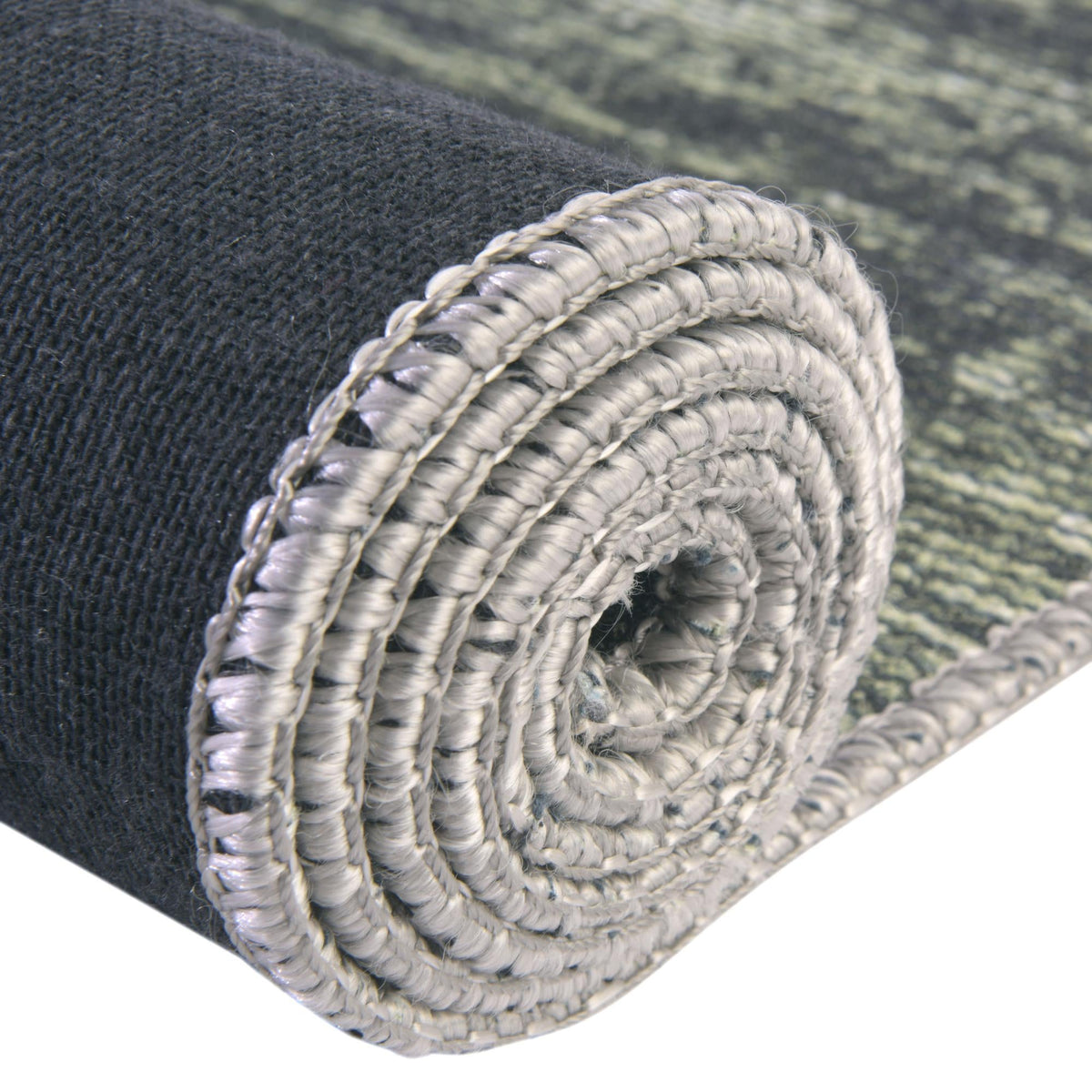 Asha Rosas Green & Olive Area Rug | Original manufacturer close-up / detail / alternate shape 