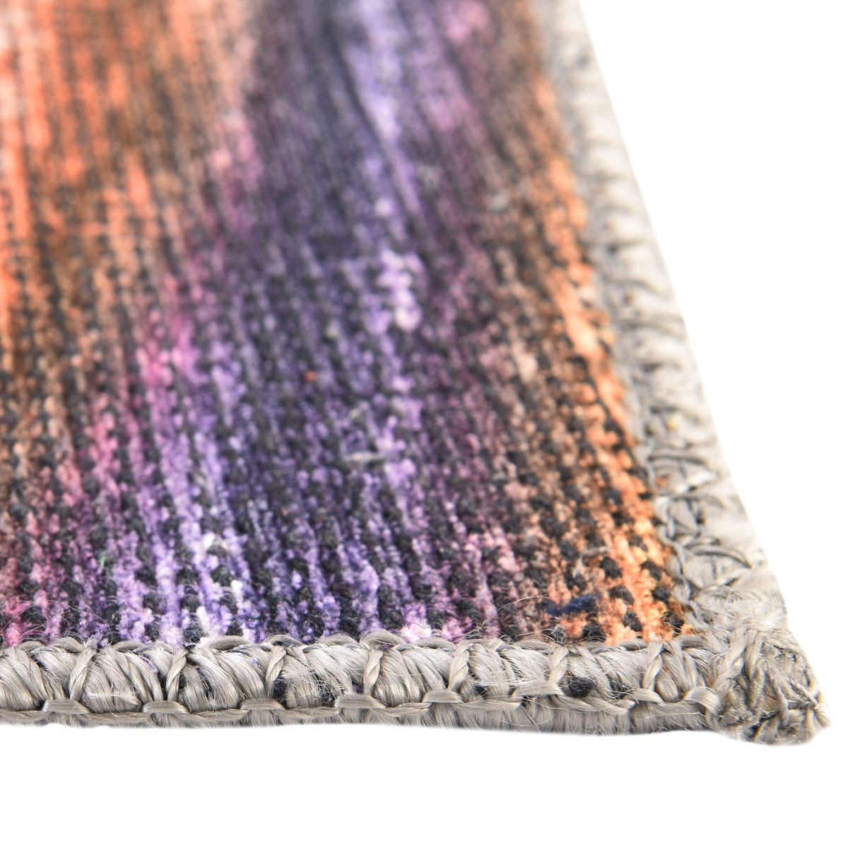 Asha Rosas Multi & Blue Area Rug | Manufacturer additional original detail or rug view