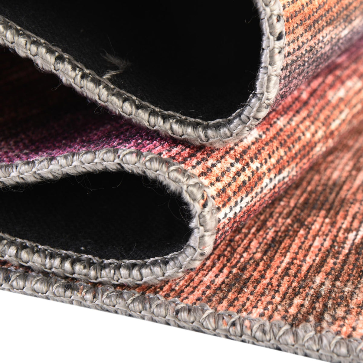 Asha Rosas Multi & Blue Area Rug | Manufacturer additional original detail or rug view