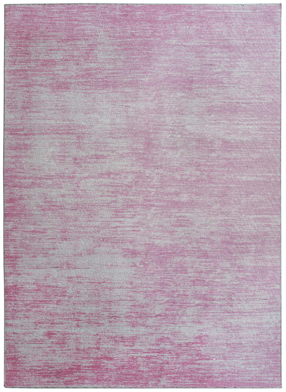 Asha Rosas Pink & Ivory Area Rug overhead Rectangle 7' 6" x 10' 6"