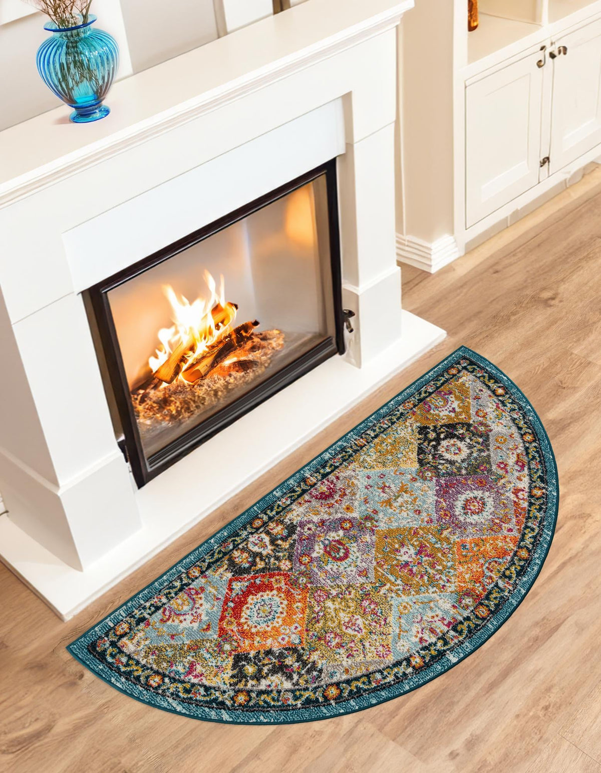 Penrose Blake Multi & Blue Area Rug | Original supplier photo 76