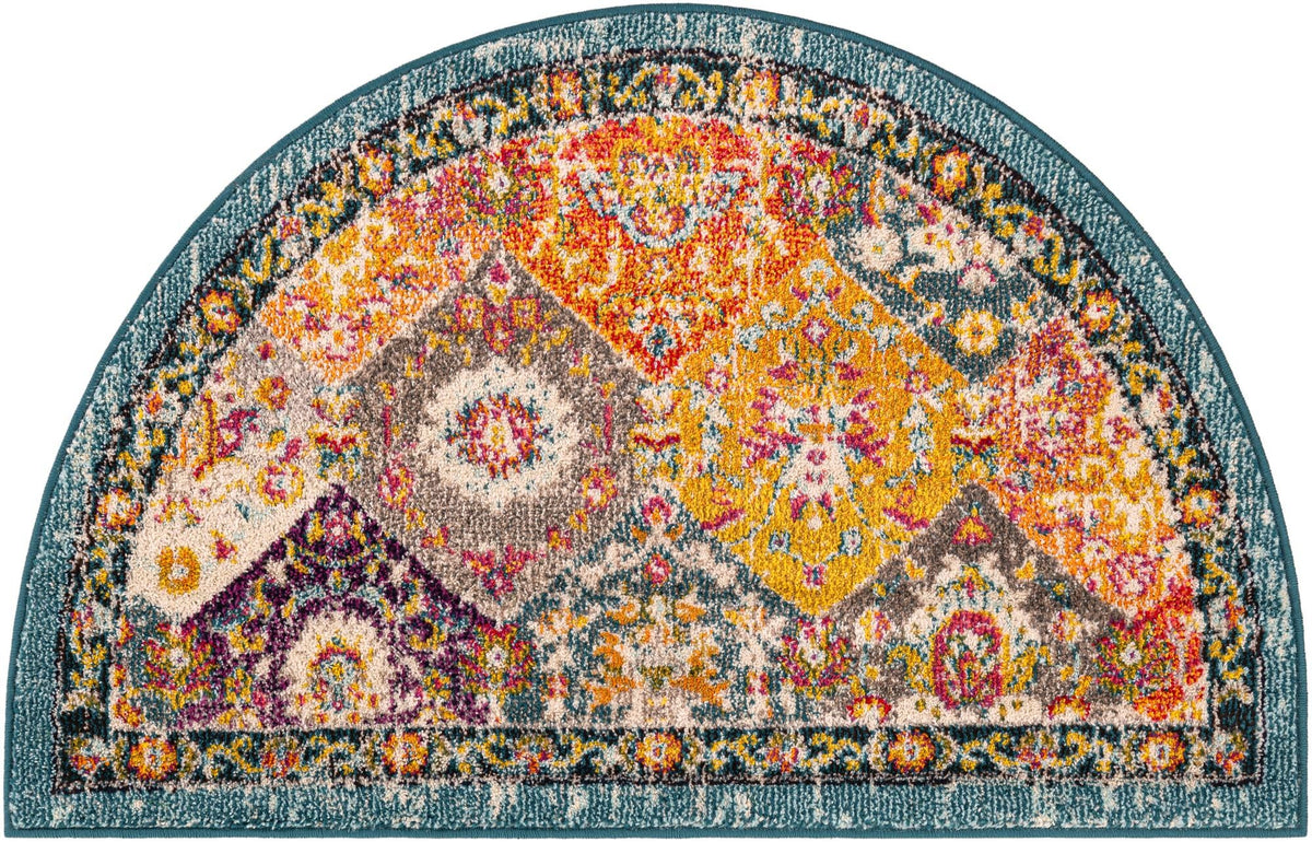 Penrose Blake Multi & Blue Area Rug | Original supplier photo 92
