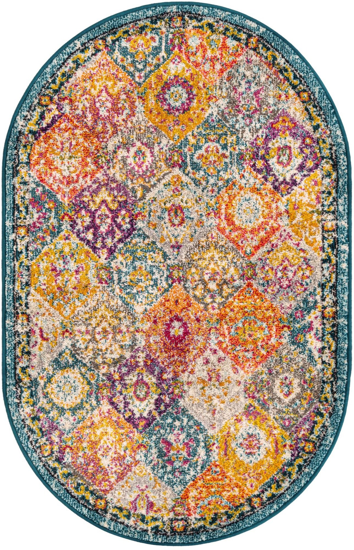 Penrose Blake Multi & Blue Area Rug | Original supplier photo 88