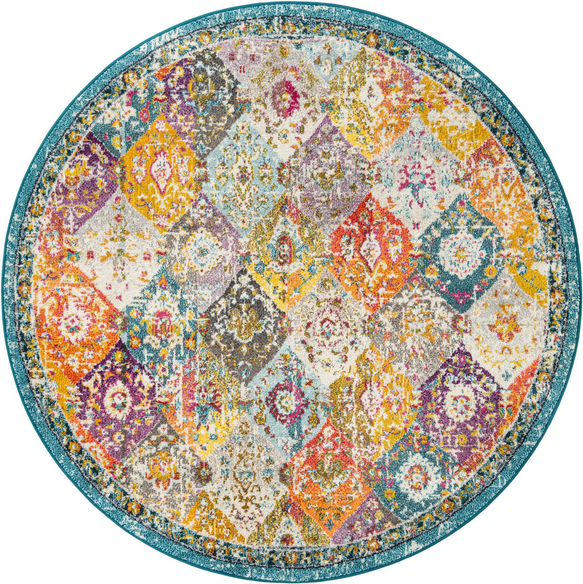 Penrose Blake Multi & Blue Area Rug | Original supplier photo 87