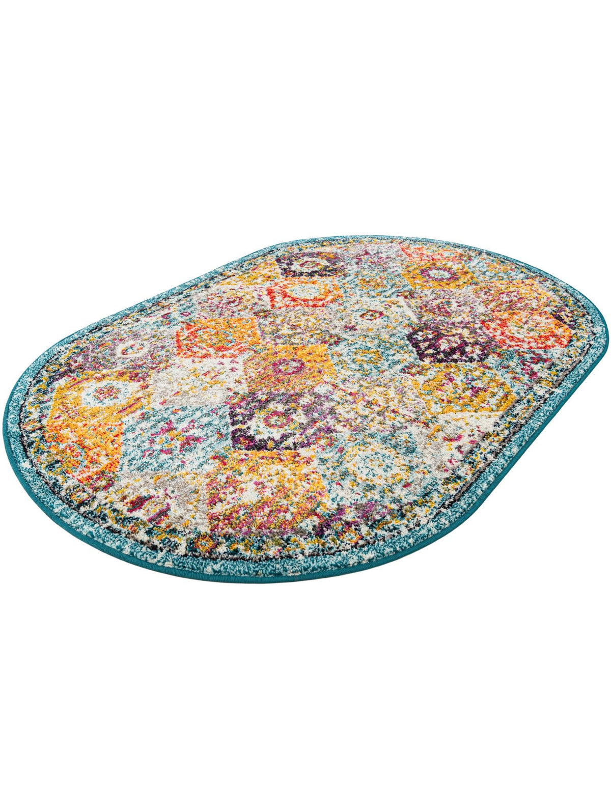 Penrose Blake Multi & Blue Area Rug | Original supplier photo 72