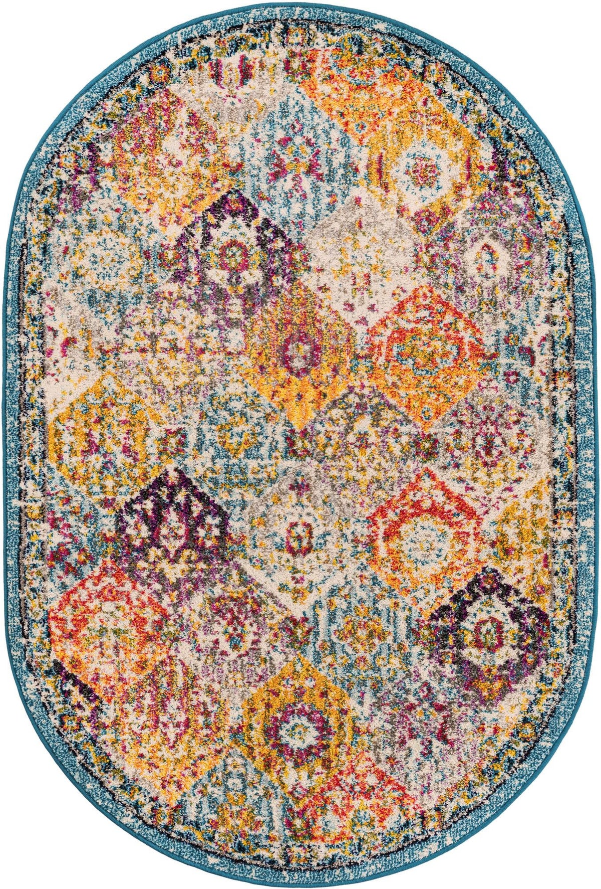 Penrose Blake Multi & Blue Area Rug | Original supplier photo 67