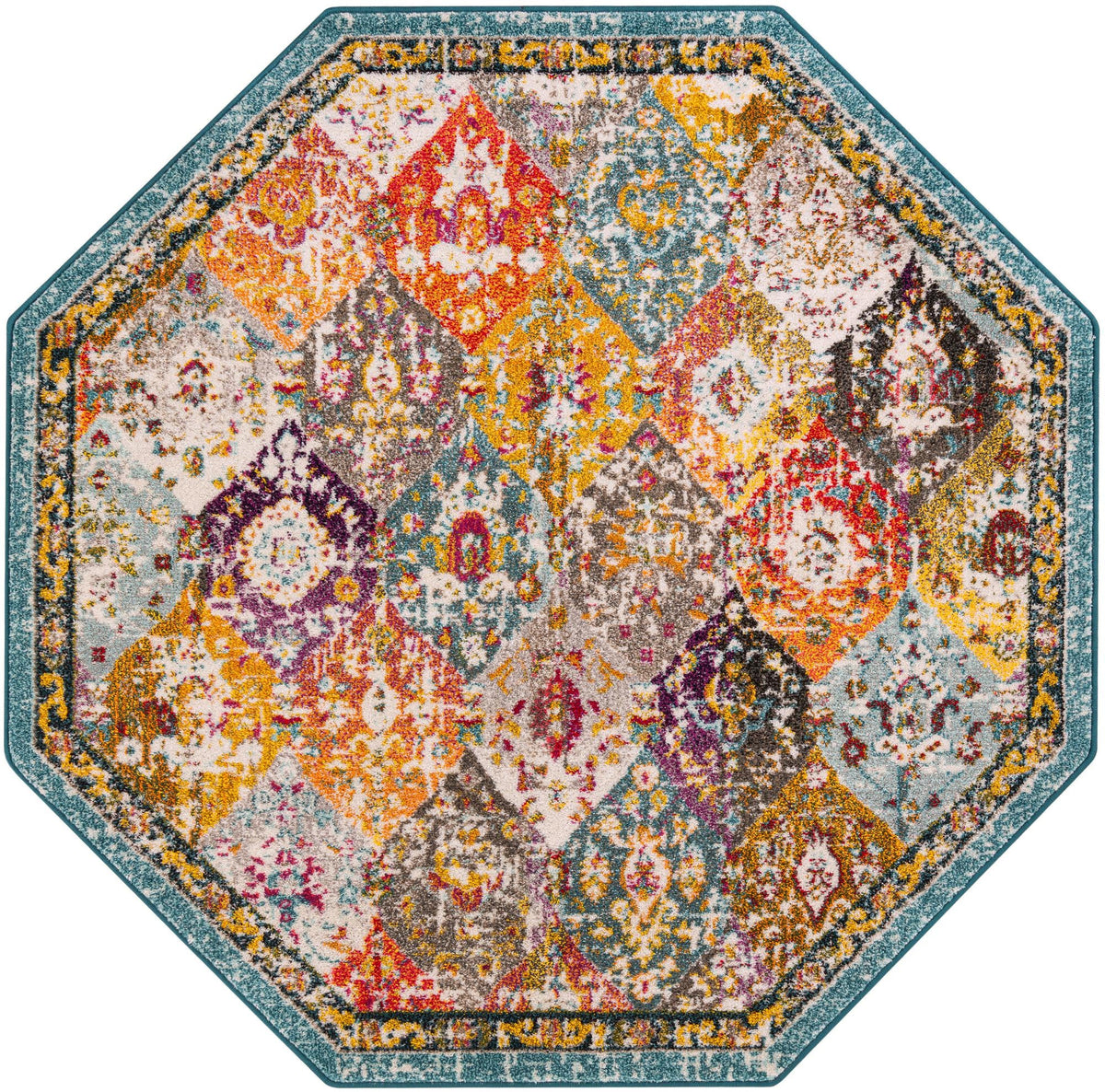Penrose Blake Multi & Blue Area Rug | Original supplier photo 53