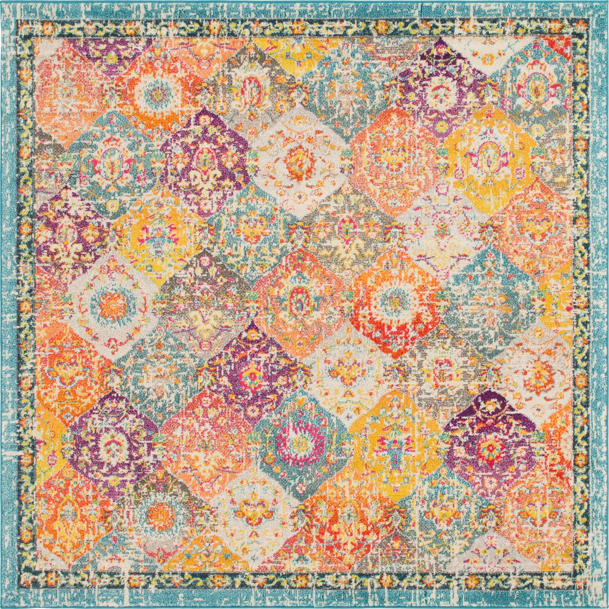 Penrose Blake Multi & Blue Area Rug | Original supplier photo 41