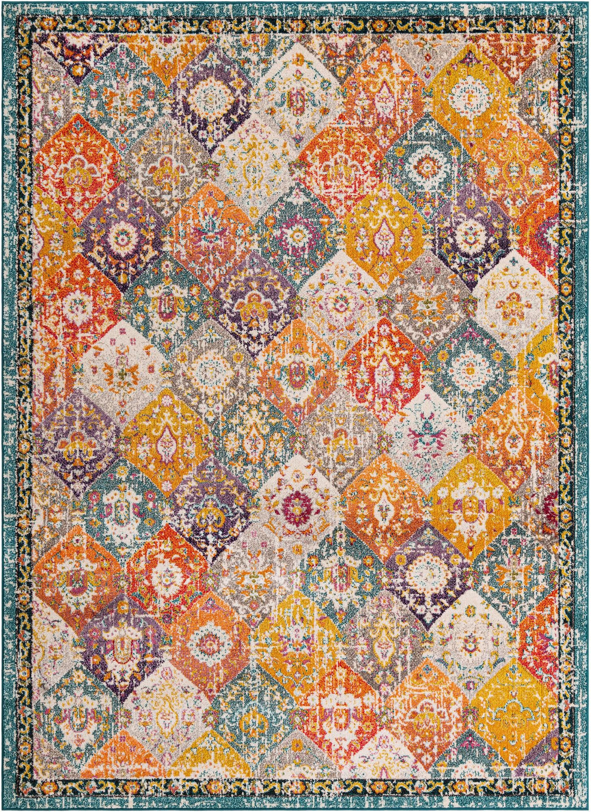 Penrose Blake Multi & Blue Area Rug | Original supplier photo 98