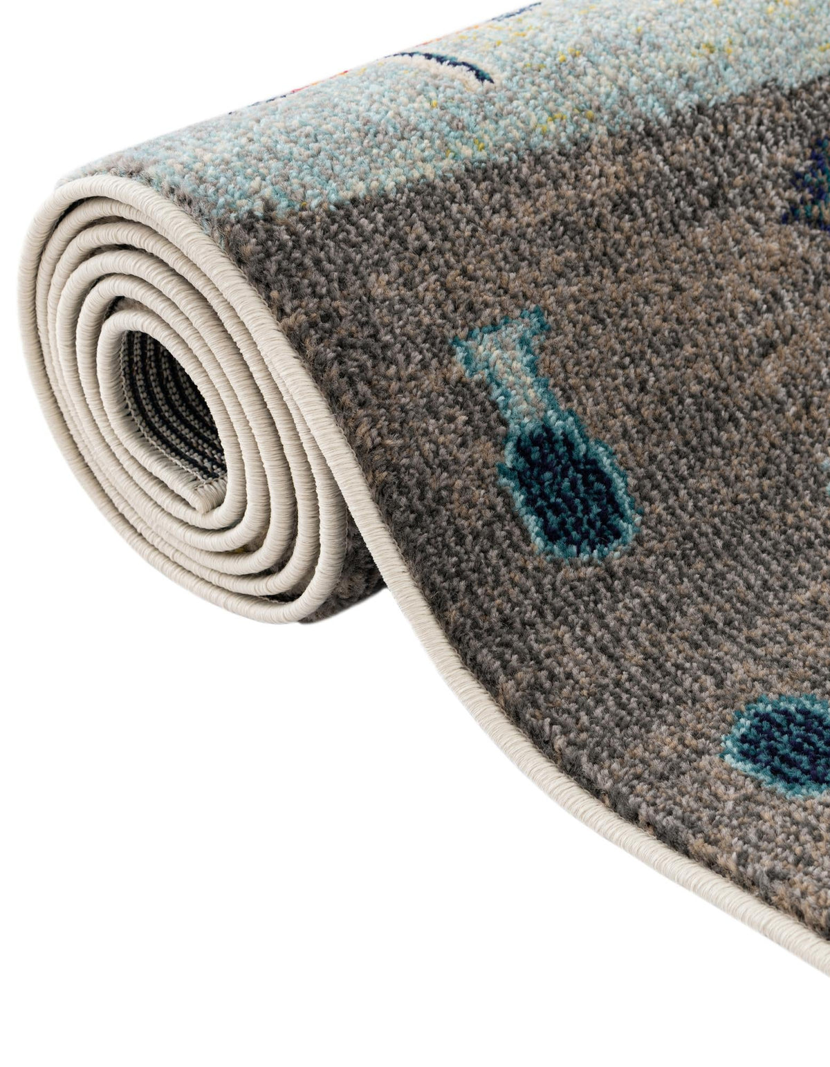 Vivid Gary Ivory Gray Blue & Light Blue Area Rug | Unique Loom high-resolution supplier additional photo 3186287_image_1037.jpg