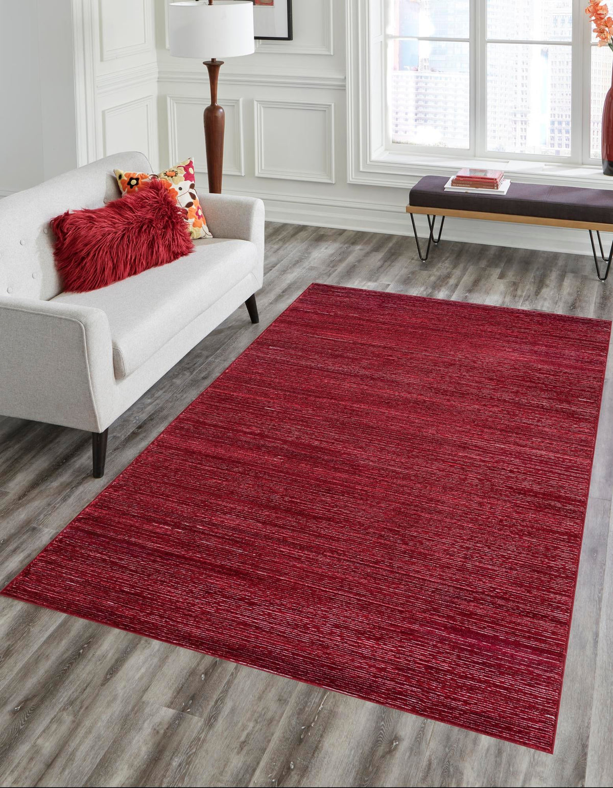Finsbury Kate Red Area Rug | Original supplier photo 2