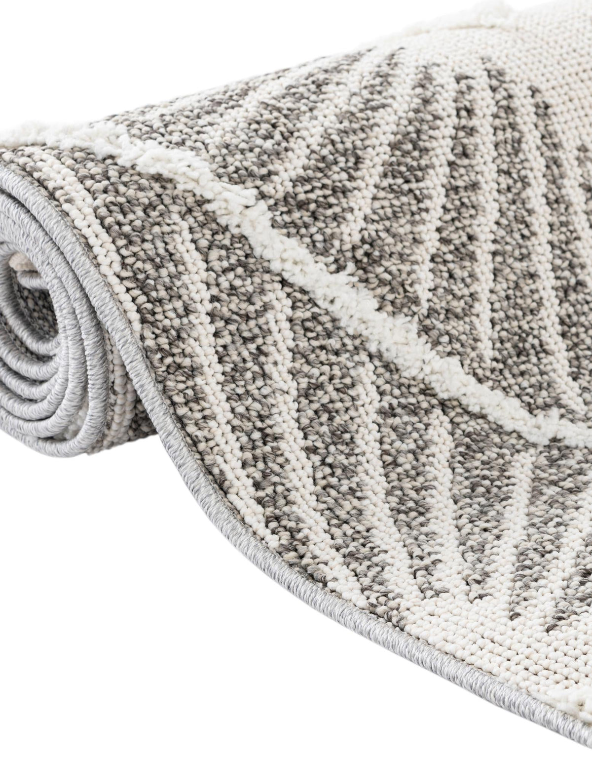 Boho Lilah Gray Ivory Area Rug | Manufacturer additional original detail or rug view