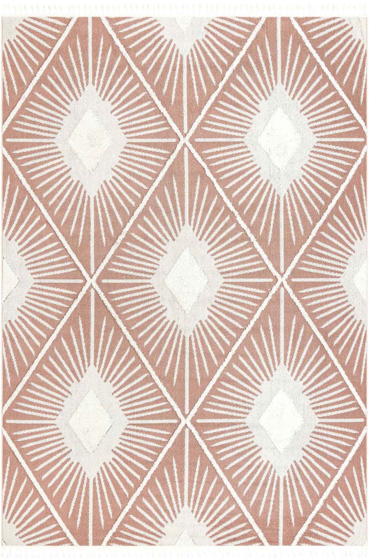 Boho Lilah Pink/Ivory | Overhead rug, default SKU 3188516