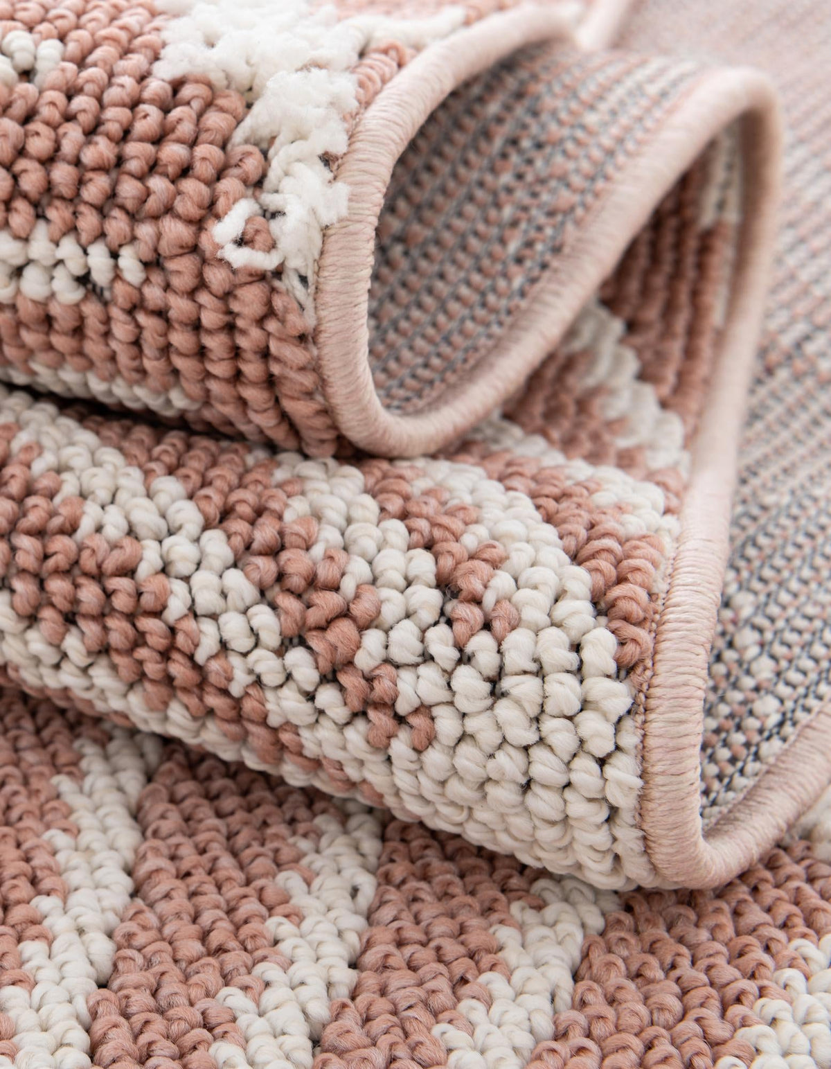 Boho Lilah Pink/Ivory | Supplier rug image / alternate view