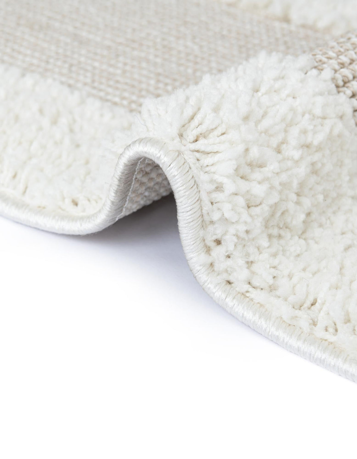 Boho Mimi Ivory & Gray Area Rug | Original manufacturer close-up / detail / alternate shape 