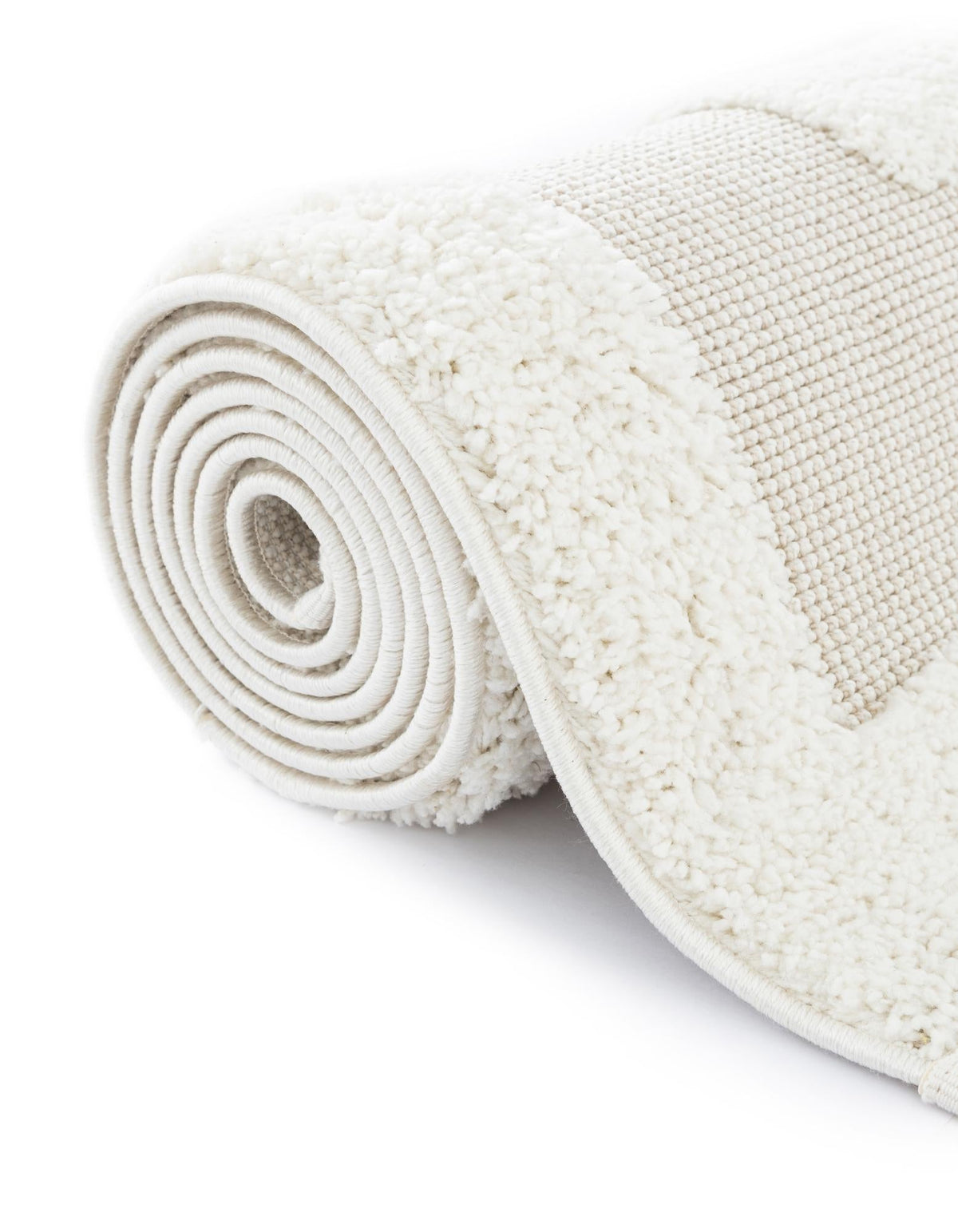 Boho Mimi Ivory & Gray Area Rug | Original manufacturer close-up / detail / alternate shape 