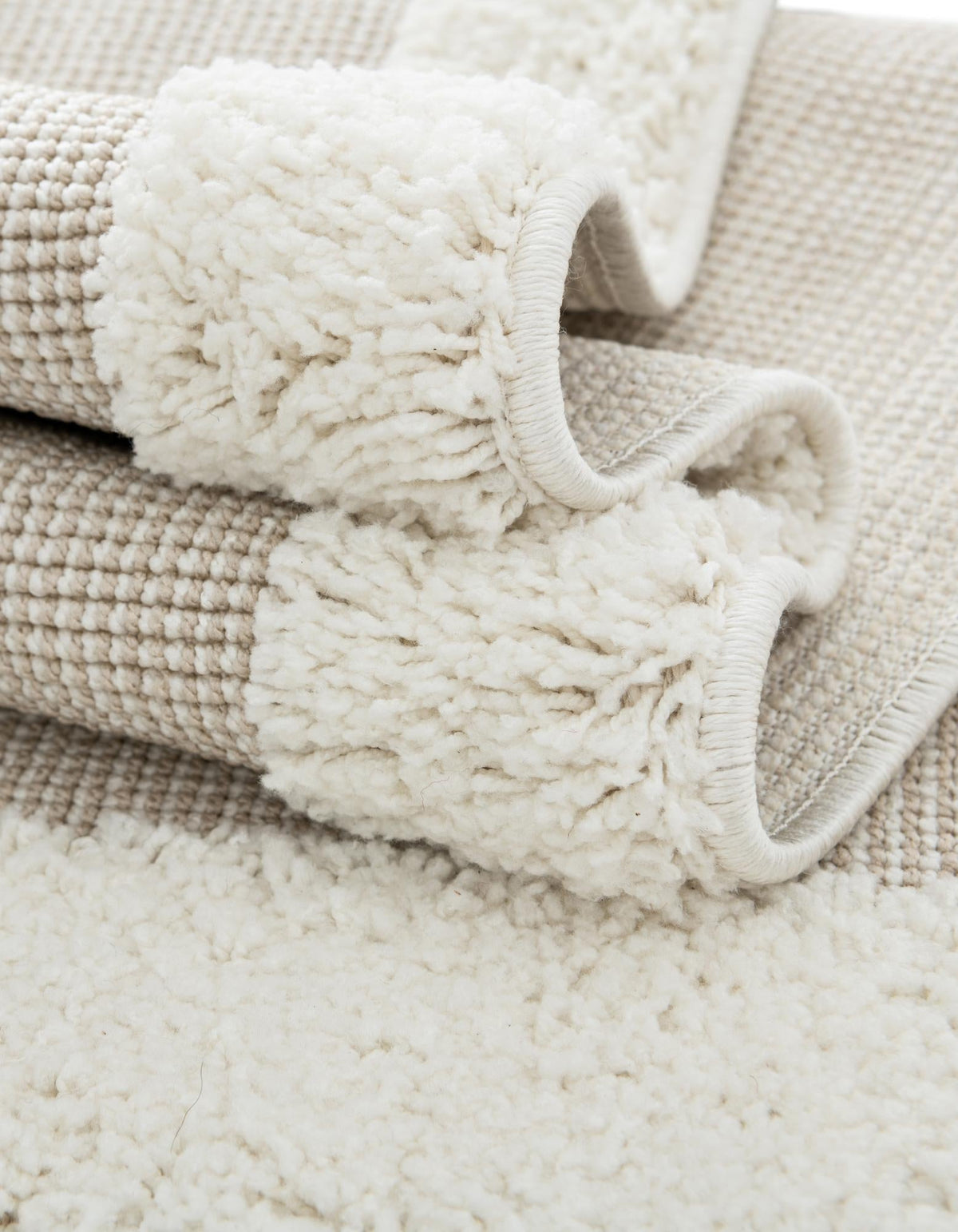 Boho Mimi Ivory & Gray Area Rug | Original manufacturer close-up / detail / alternate shape 