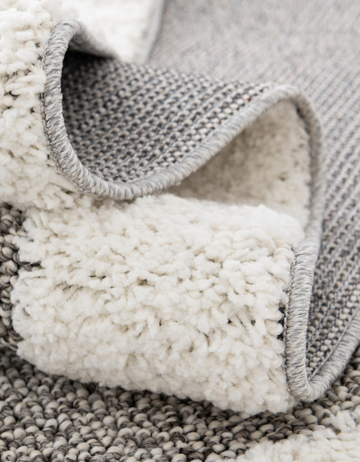Boho Mimi Gray & Ivory Area Rug: Original supplier detail or alternative rug shot