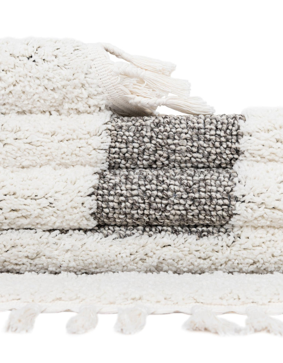 Boho Mimi Gray & Ivory Area Rug: Original supplier detail or alternative rug shot