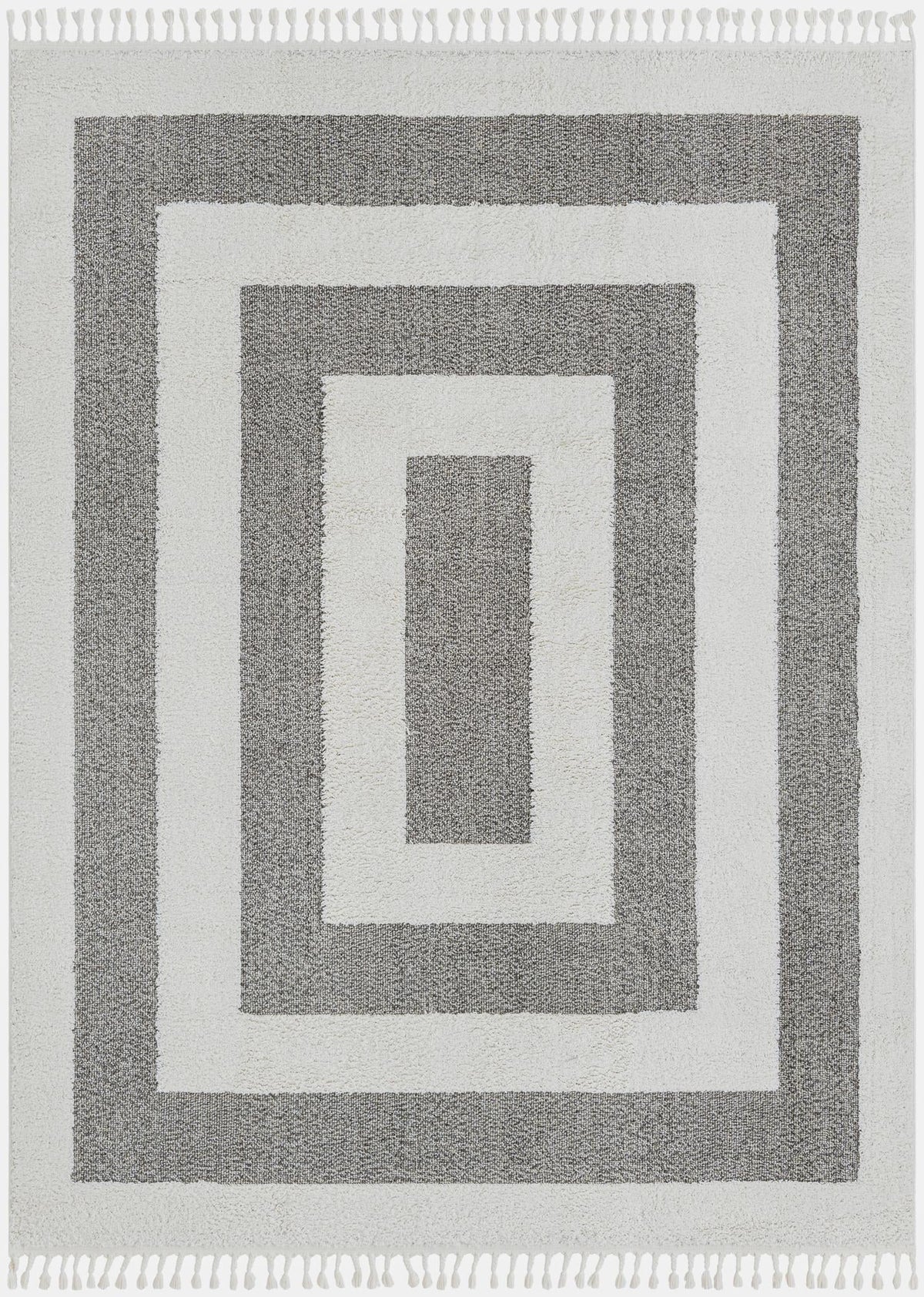 Boho Mimi Gray & Ivory Area Rug: Exact default SKU 3188570 overhead