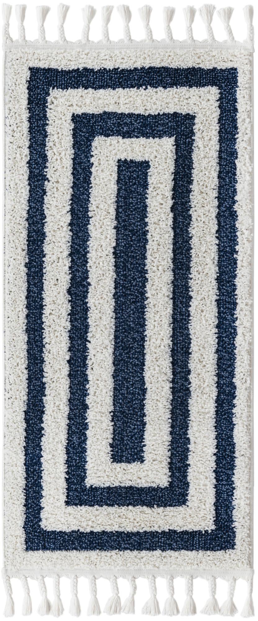Boho Mimi Blue & Ivory Area Rug: Original supplier detail or alternative rug shot