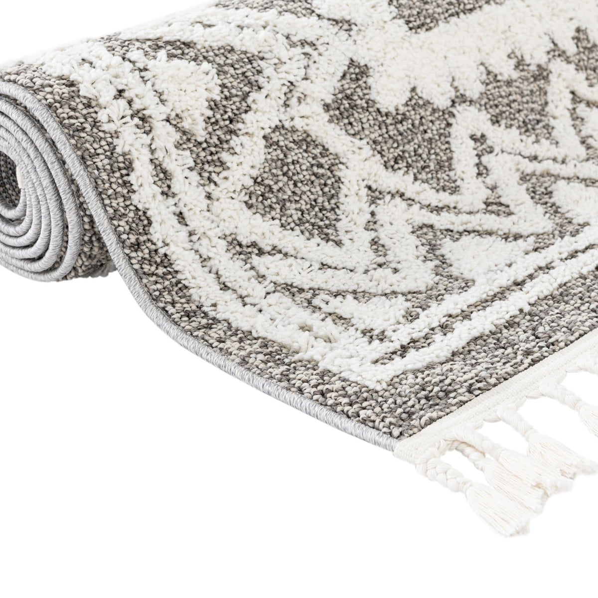 Boho Becca Gray & Ivory Area Rug | Unique Loom high-resolution supplier additional photo 3188621_image_1037.jpg