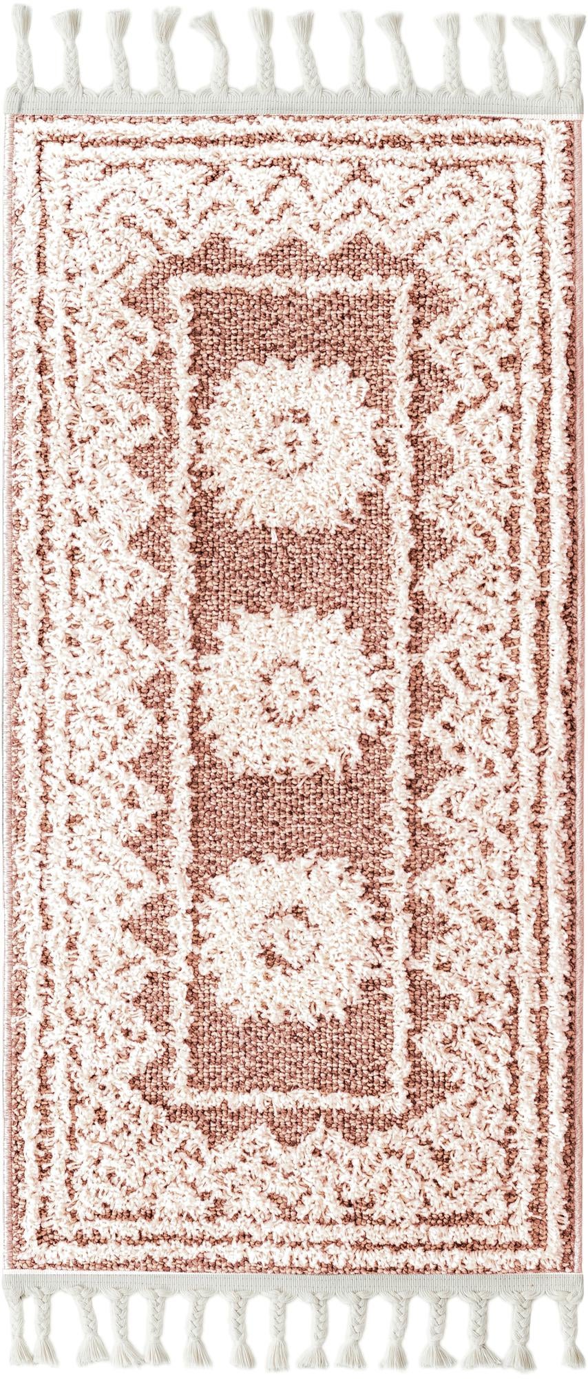 Boho Becca Pink & Ivory Area Rug | Original supplier photo 46