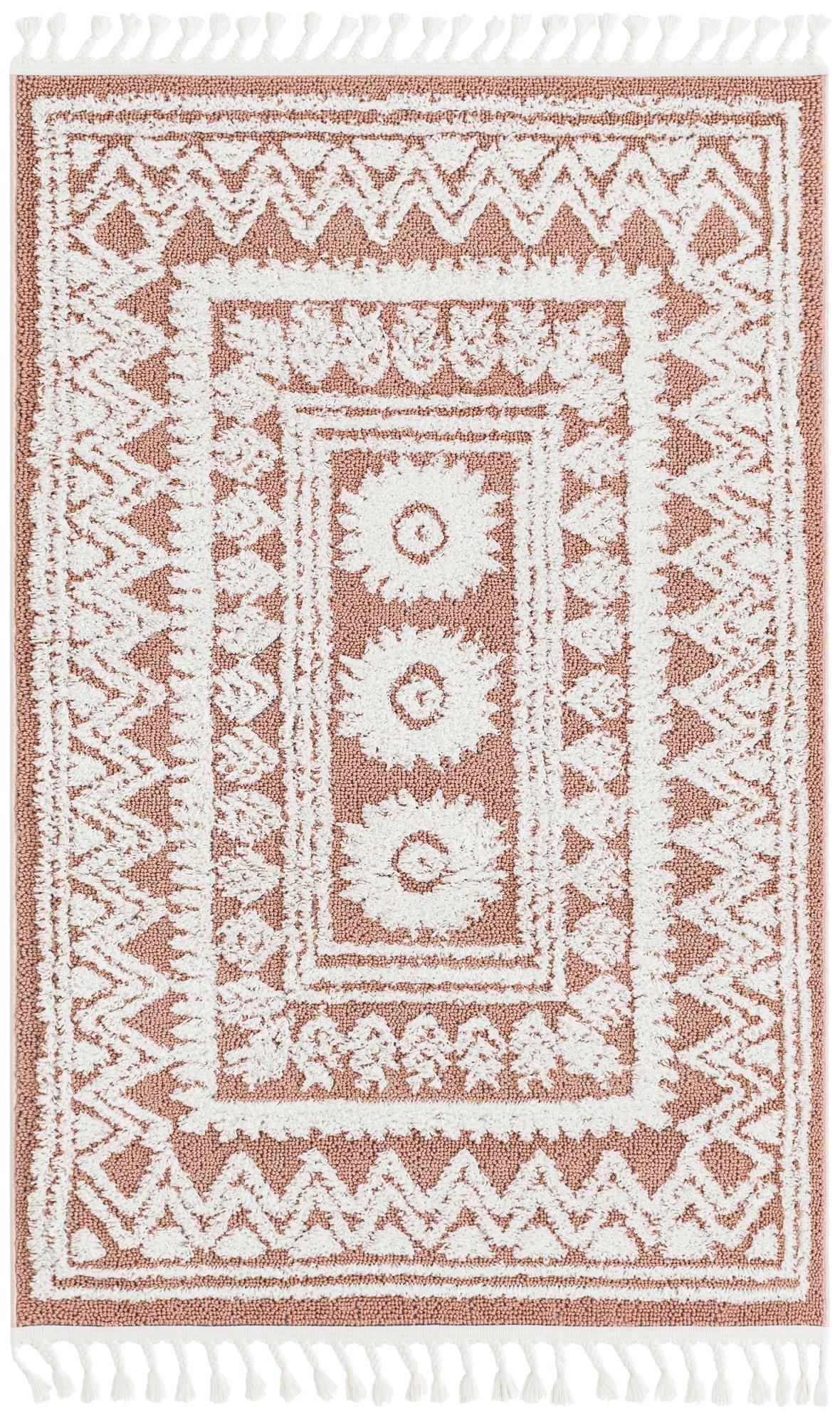 Boho Becca Pink & Ivory Area Rug | Original supplier photo 44