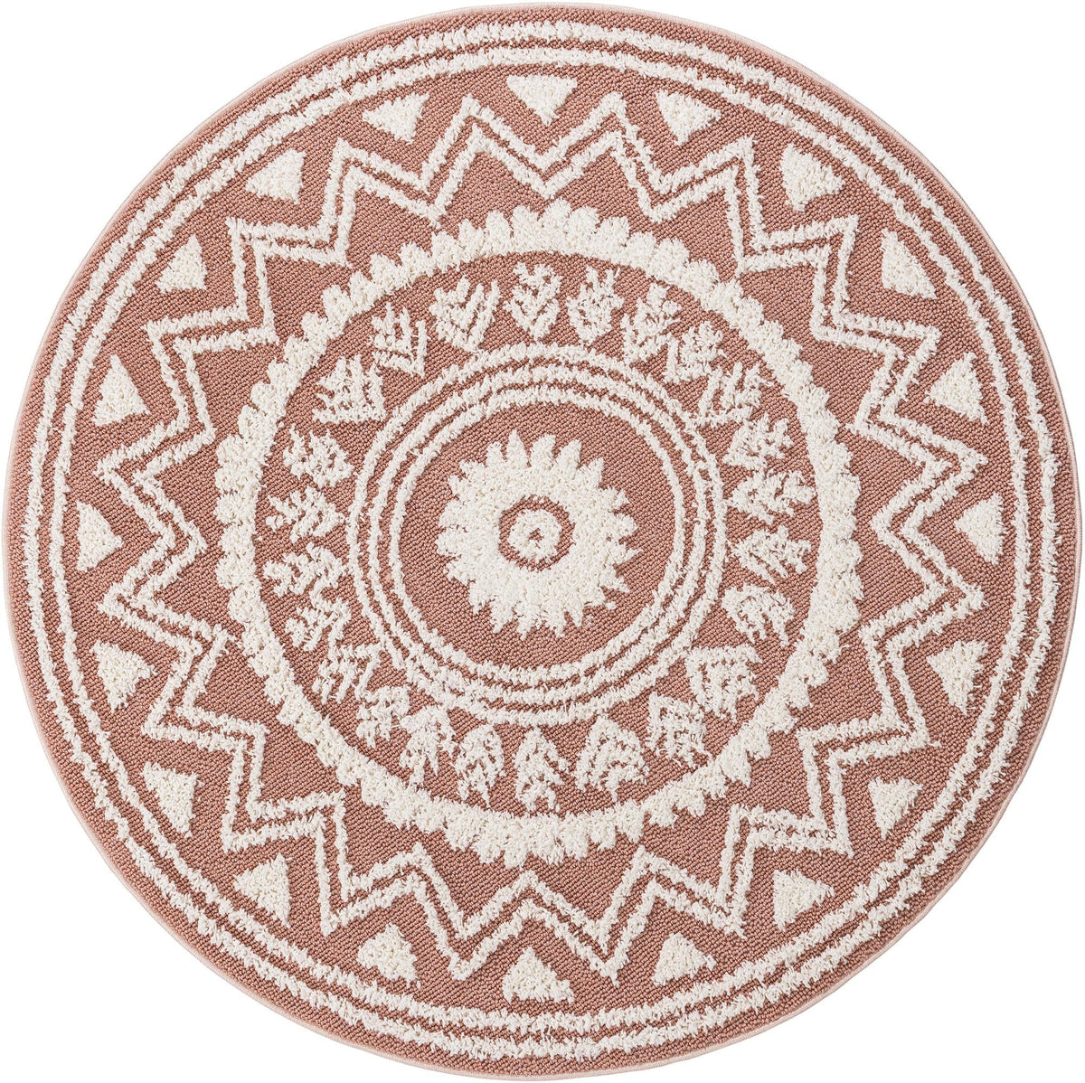 Boho Becca Pink & Ivory Area Rug | Original supplier photo 43