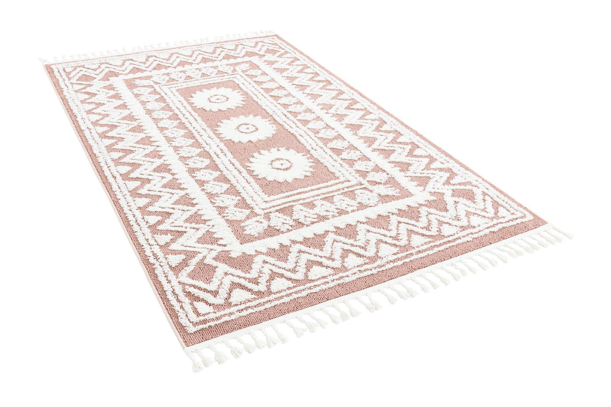 Boho Becca Pink & Ivory Area Rug | Original supplier photo 4