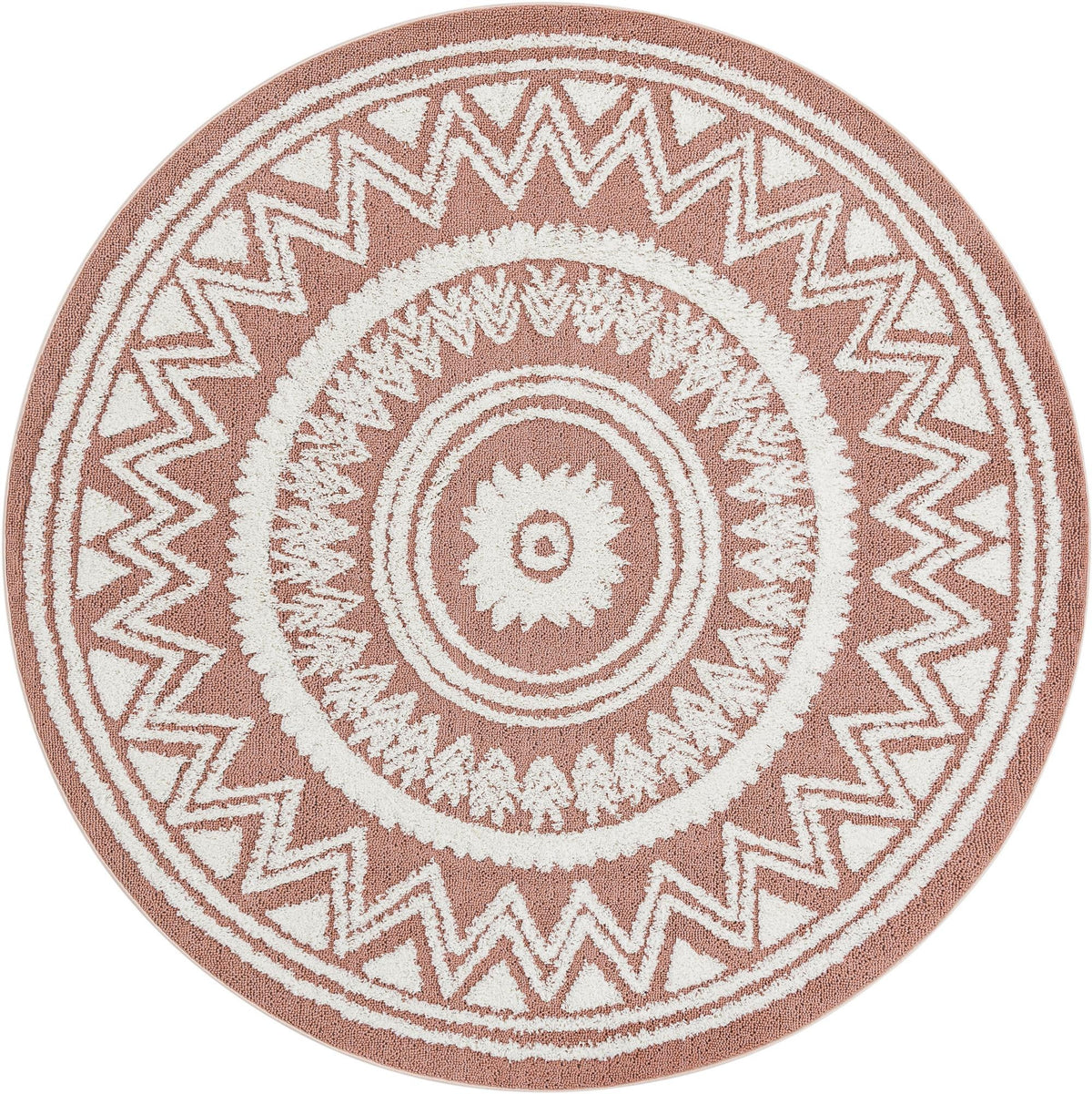 Boho Becca Pink & Ivory Area Rug | Original supplier photo 24