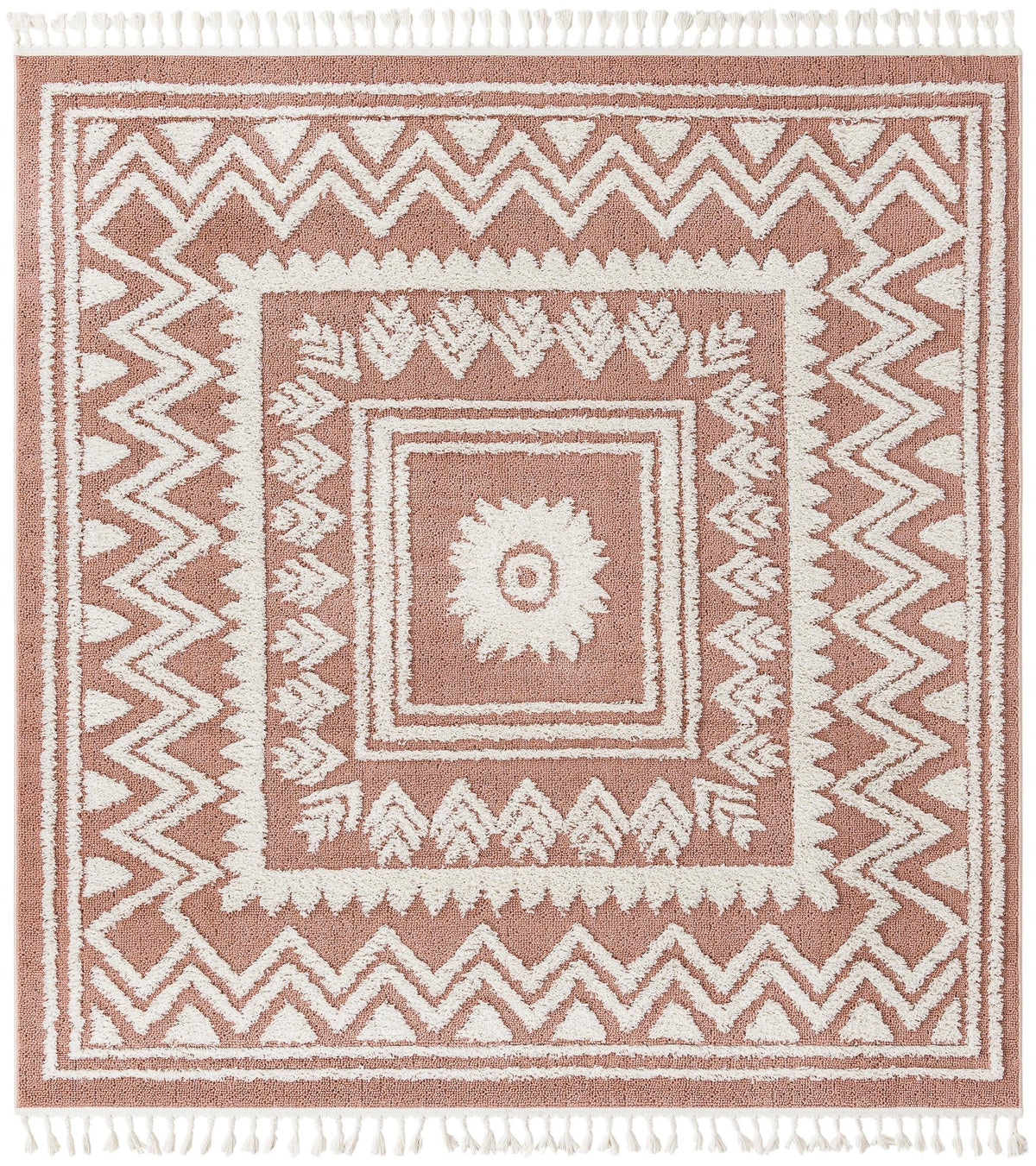 Boho Becca Pink & Ivory Area Rug | Original supplier photo 33