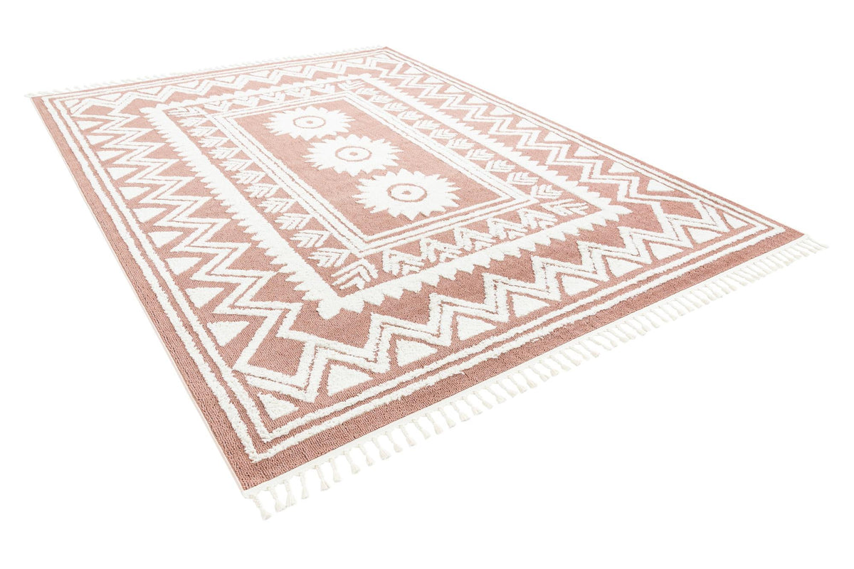 Boho Becca Pink & Ivory Area Rug | Original supplier photo 10