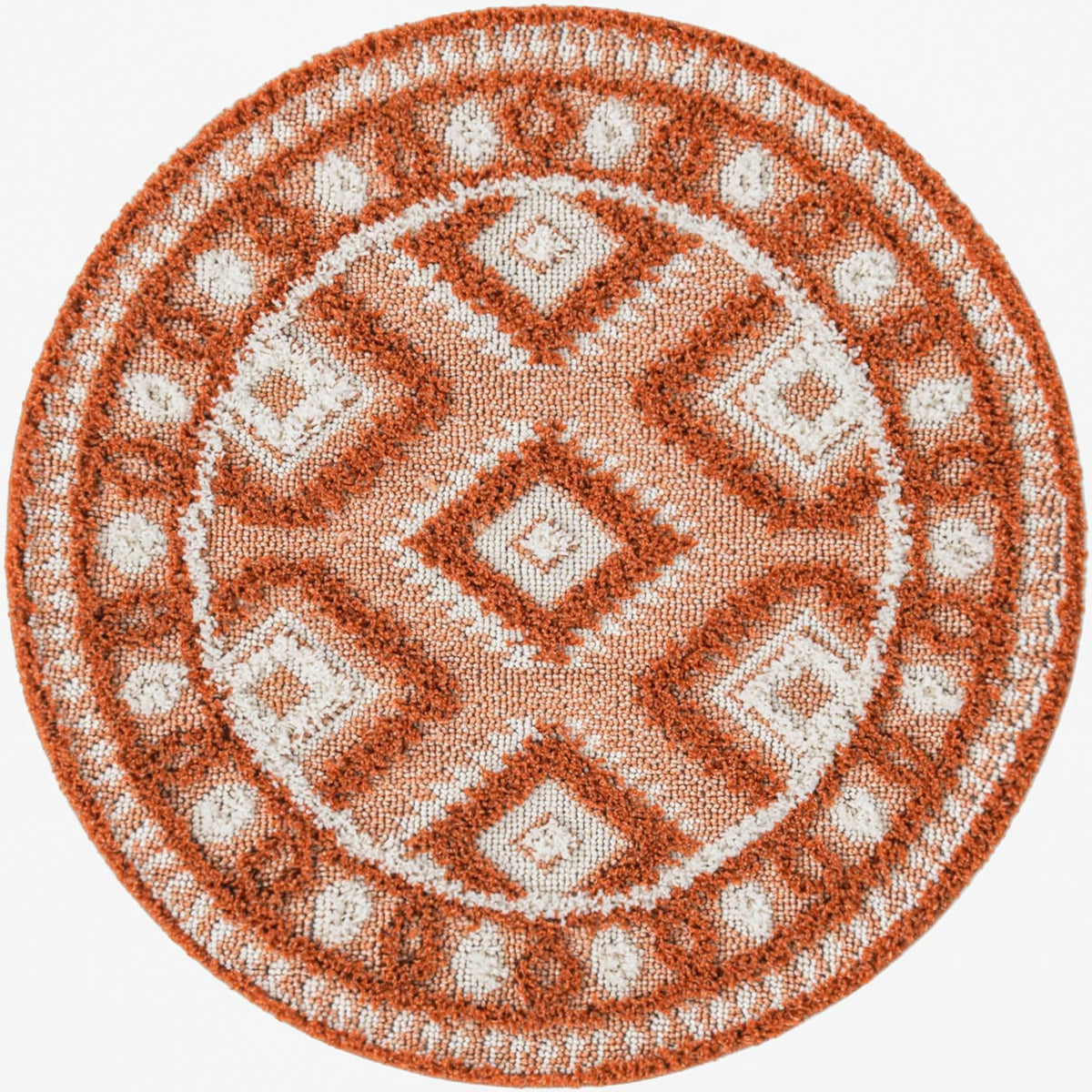 Boho Gigi Rust Red & Ivory Area Rug: Original supplier detail or alternative rug shot