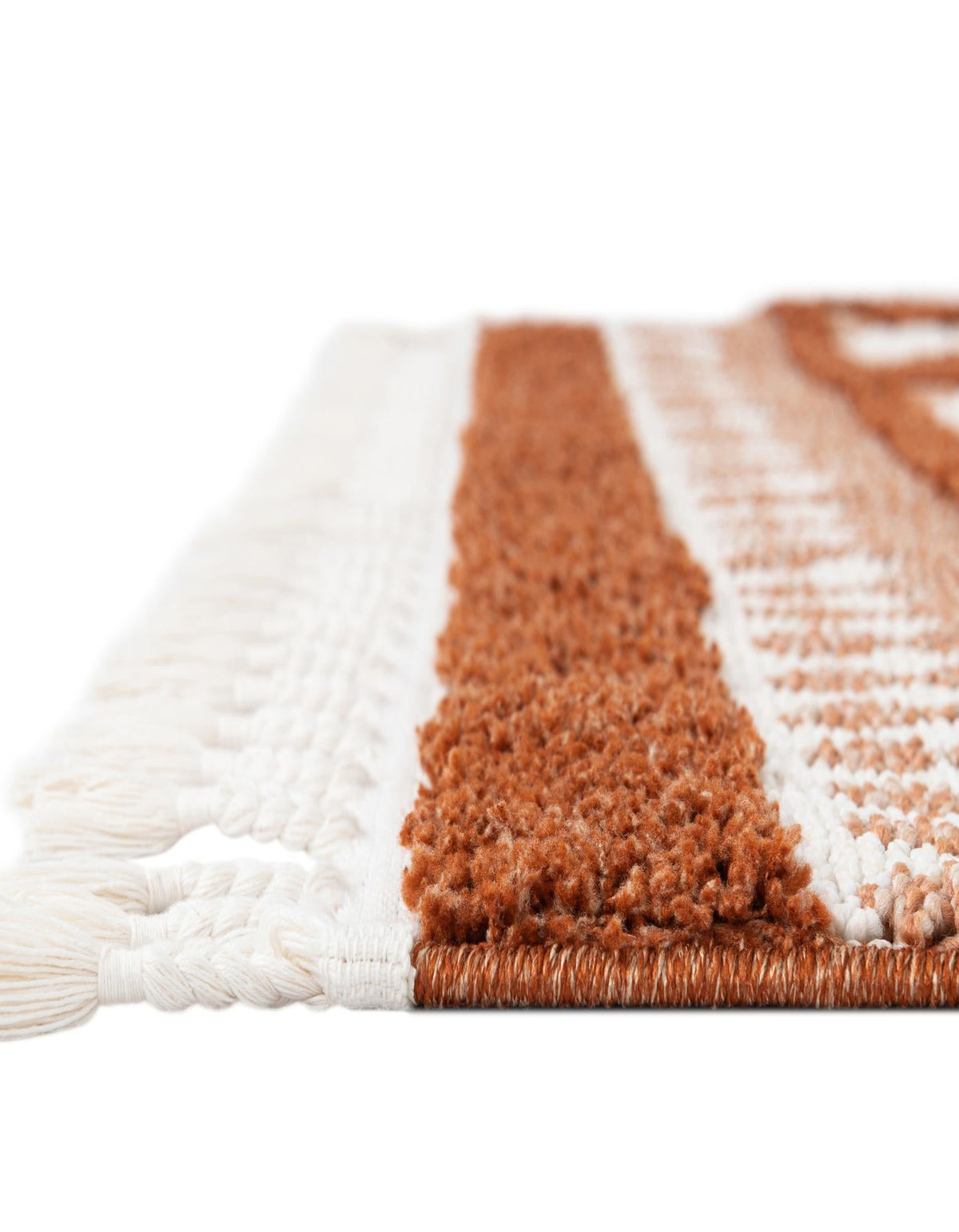 Boho Gigi Rust Red & Ivory Area Rug: Original supplier detail or alternative rug shot