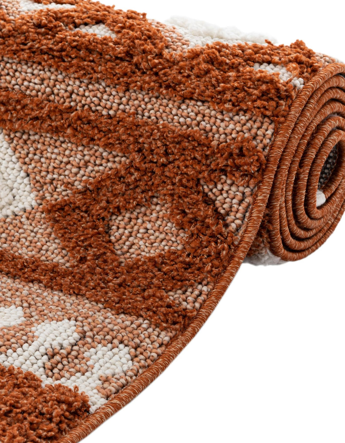 Boho Gigi Rust Red & Ivory Area Rug: Original supplier detail or alternative rug shot
